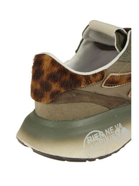 Sneakers Premiata Lauryn Verde/Leopard